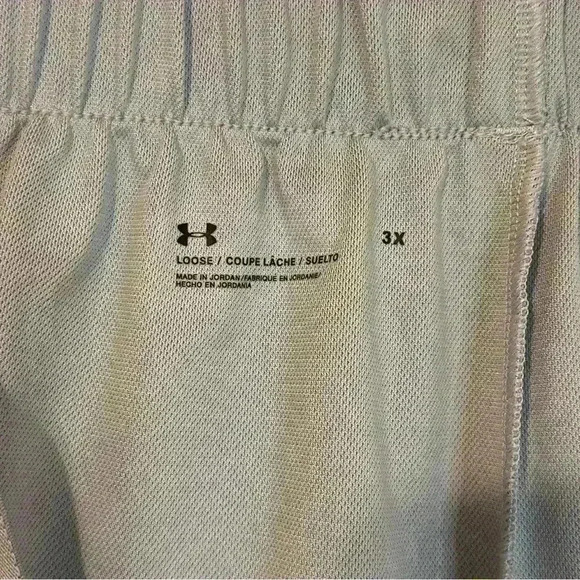 UA Under Armour Breathable Gym Women's Loose Activewear Shorts - Grey Size 3X - Picture 5 of 5